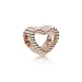 Obesek s perlicami v obliki srca, PANDORA Rose™ - 787516