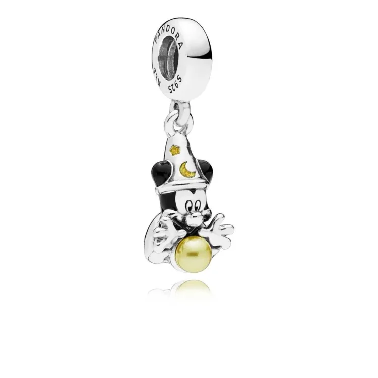 PANDORA Disney, viseči obesek Čarovnik Mickey - 797493ENMX