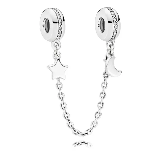 (slika za) PANDORA osebna varnostna veriga Galaxy, prozorna CZ - 797512CZ-05