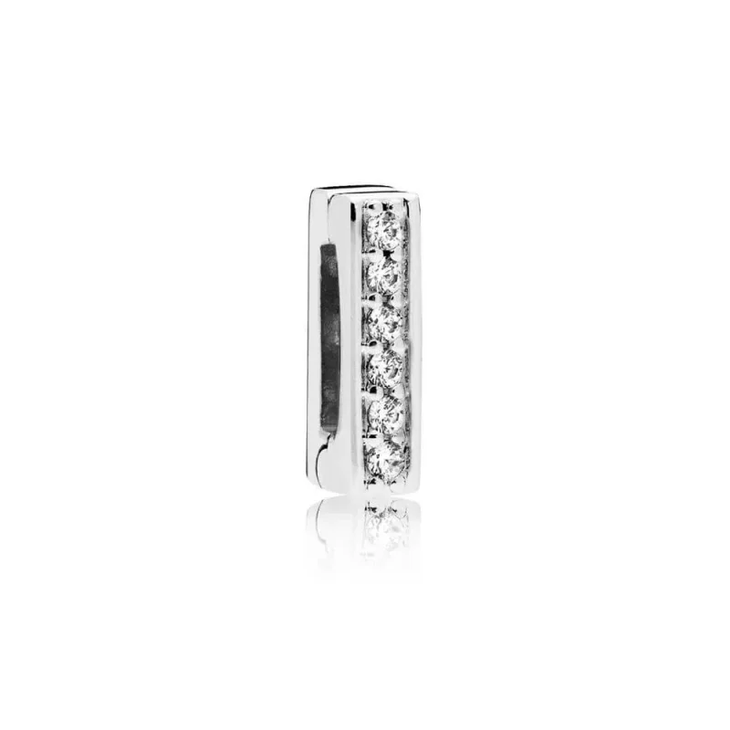 (slika za) PANDORA Reflexions™ Timeless Sparkle Clip Charm, Clear CZ - 797633CZ - Slika izdelka