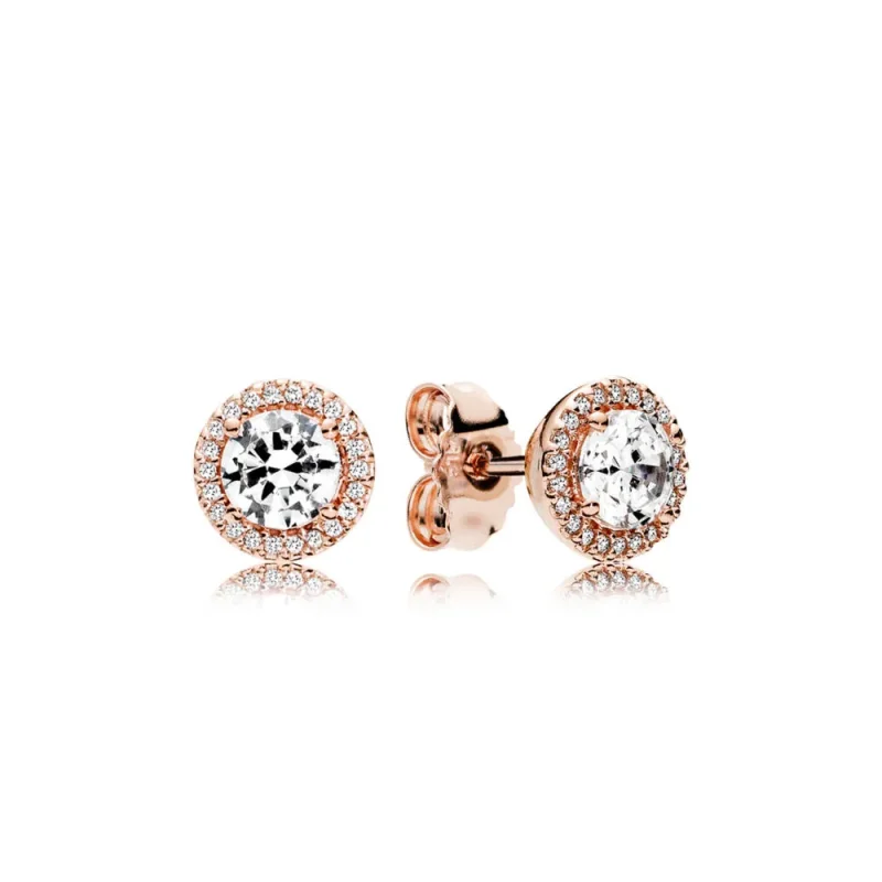 (slika za) Classic Elegance Stud Uhani, PANDORA Rose™ & Clear CZ - 286272CZ - Slika izdelka