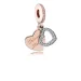 Obesek za ljubljeno mamo, PANDORA Rose™ & Clear CZ - 781883CZ