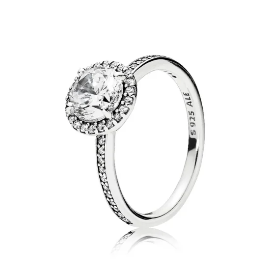 (slika za) PANDORA Classic Elegance prstan s kubičnim cirkonijem - 196250CZ
