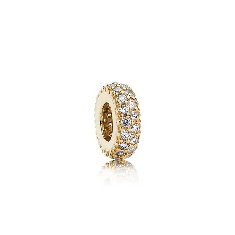PANDORA Inspiration Within Spacer, 14K zlato & CZ - 750835CZ