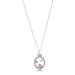 PANDORA medaljon Dazzle Necklace, večbarvna CZ - 397716ACZMX