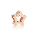 PANDORA REFLEXIONS™ Sleek Star Clip Charm, PANDORA Rose™ - 787544
