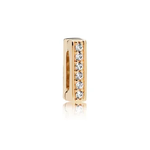 (slika za) PANDORA Reflexions™ Timeless Sparkle Clip Charm, PANDORA Shine™ & Clear CZ - 767633CZ