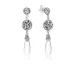 PANDORA Regal Droplets Earrings, Clear CZ - 297686CZ