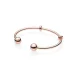 PANDORA Rose™ Open Bangle, kape z logotipom PANDORA - 586477