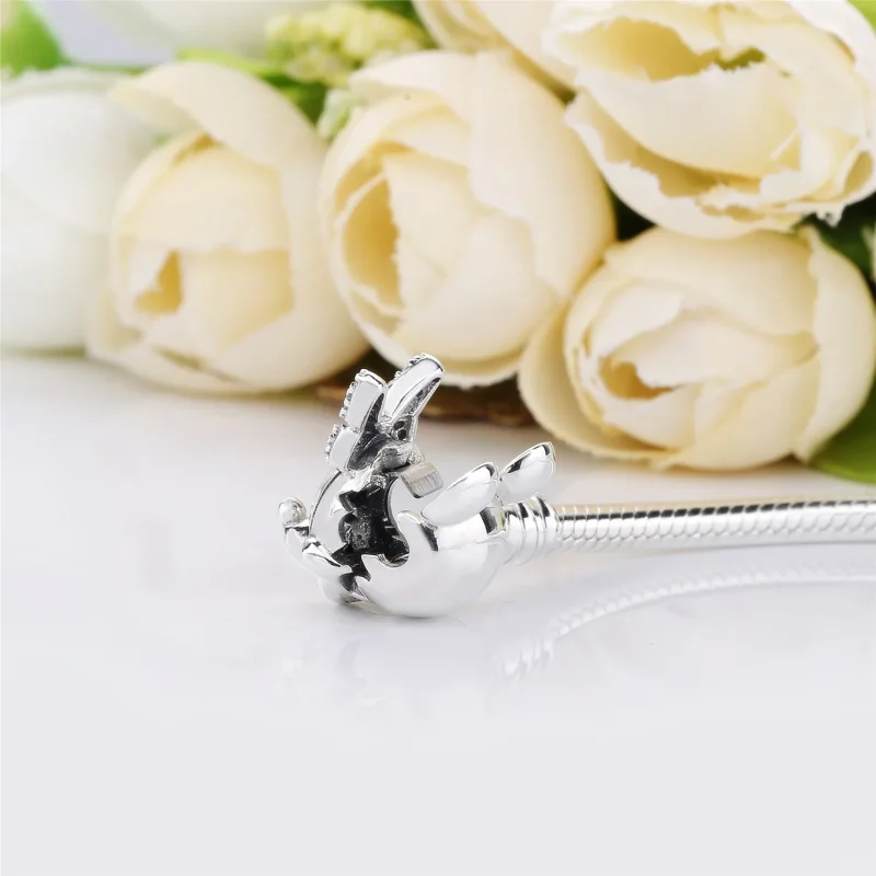 (slika za) PANDORA Zapestnica Disney, Minnie portret - 597770CZ - Ogled 3