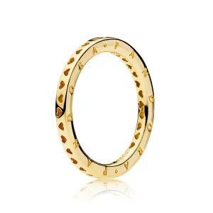 (slika za) Prstan Signature Hearts of PANDORA, PANDORA Shine™ - 167134