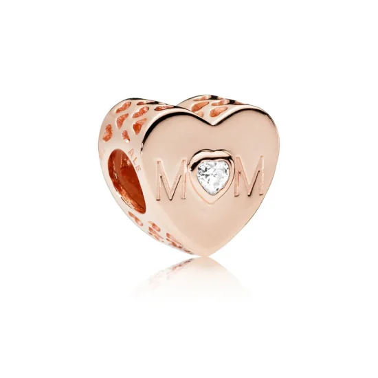 (slika za) Srce matere v obesku PANDORA Rose™ - 781881CZ