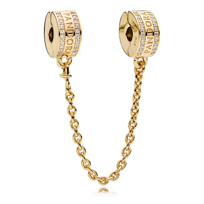 (slika za) Varnostna veriga z logotipom PANDORA, PANDORA Shine™ - 767027CZ - Slika izdelka