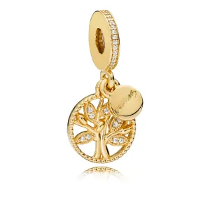 (slika za) Viseči obesek Family Heritage, PANDORA Shine™ & Clear CZ - 761728CZ