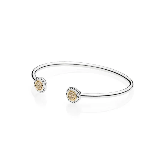 (slika za) Zapestnica s podpisom PANDORA, prozorna CZ - 596274CZ