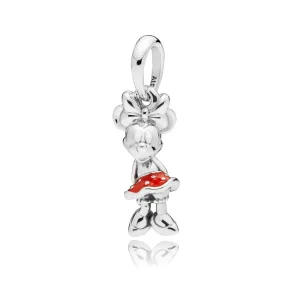 (slika za) Disney, PANDORA Minnie's Polka Dot Red Dress Pendant - 397768EN09