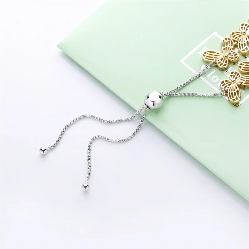 (slika za) Drsna zapestnica Openwork Butterflies, Pandora Shine™ - 567957 - Ogled 4