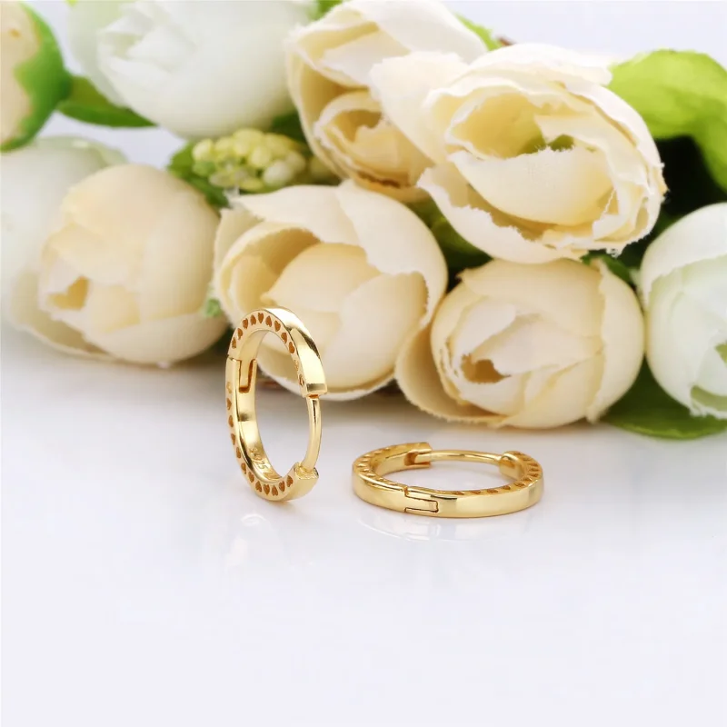 (slika za) Obročasti uhani Hearts of Pandora, Pandora Shine™ - 267939 - Ogled 4