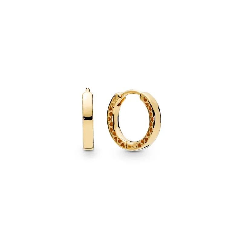 (slika za) Obročasti uhani Hearts of Pandora, Pandora Shine™ - 267939 - Slika izdelka