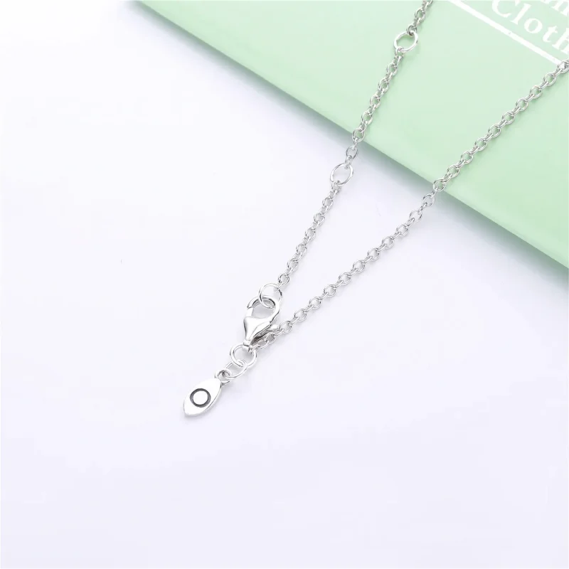 (slika za) PANDORA Asimetrična ogrlica Srce ljubezni - 397797CZ - Ogled 4