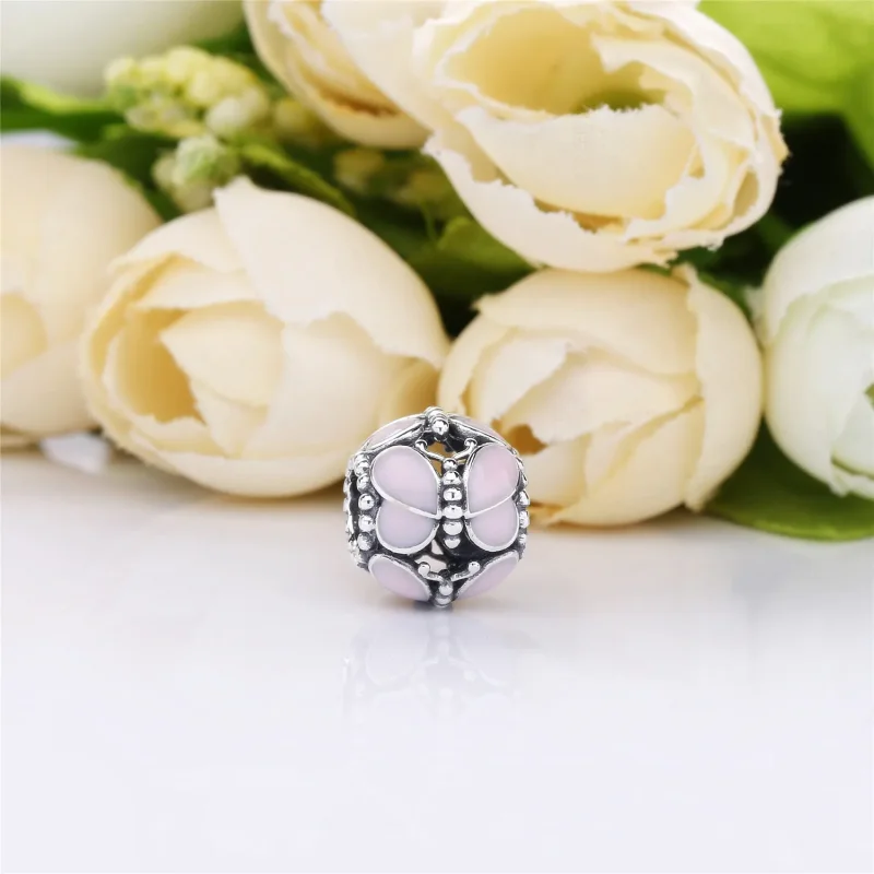 (slika za) PANDORA obesek z rožnatimi metulji - 797855EN160 - Ogled 2