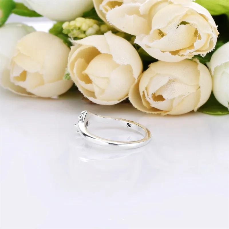 (slika za) PANDORA Prstan Klasičnih želja - 197790CZ - Ogled 4