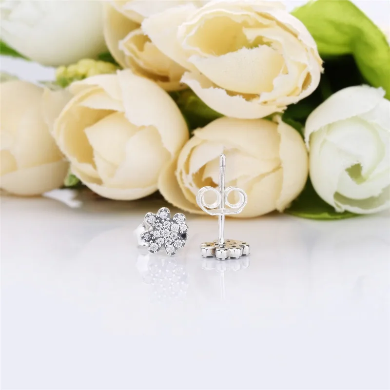 (slika za) PANDORA sijoči uhani deteljica - 297944CZ - Ogled 3