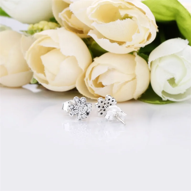 (slika za) PANDORA sijoči uhani deteljica - 297944CZ - Ogled 4