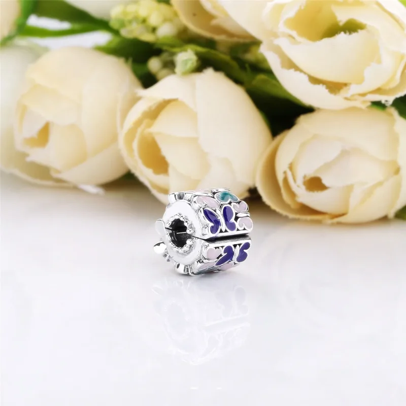 (slika za) PANDORA Sponka z motivom metuljčkov - 797863ENMX - Ogled 4