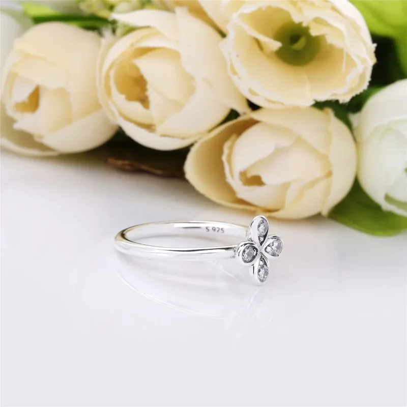 (slika za) Prstan s štirimi cvetnimi listi PANDORA - 197967CZ - Ogled 4