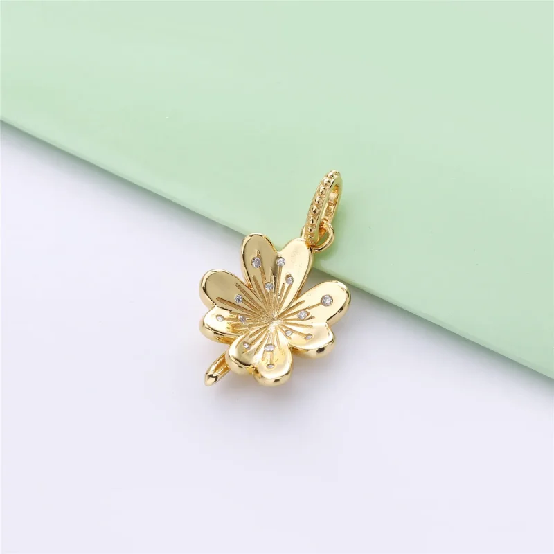 (slika za) Srečni obesek s štiriperesno deteljico, Pandora Shine™ - 367935CZ - Ogled 2