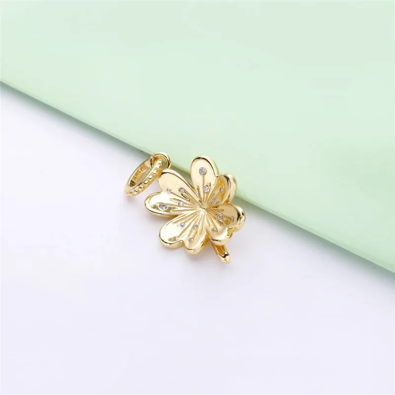 (slika za) Srečni obesek s štiriperesno deteljico, Pandora Shine™ - 367935CZ - Ogled 3