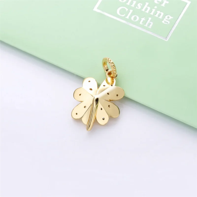 (slika za) Srečni obesek s štiriperesno deteljico, Pandora Shine™ - 367935CZ - Ogled 4