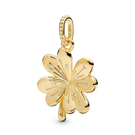 (slika za) Srečni obesek s štiriperesno deteljico, Pandora Shine™ - 367935CZ