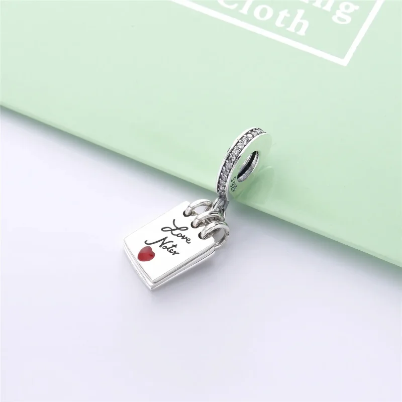 (slika za) Viseči obesek PANDORA Love Notes v srebru - 797835CZ - Ogled 2