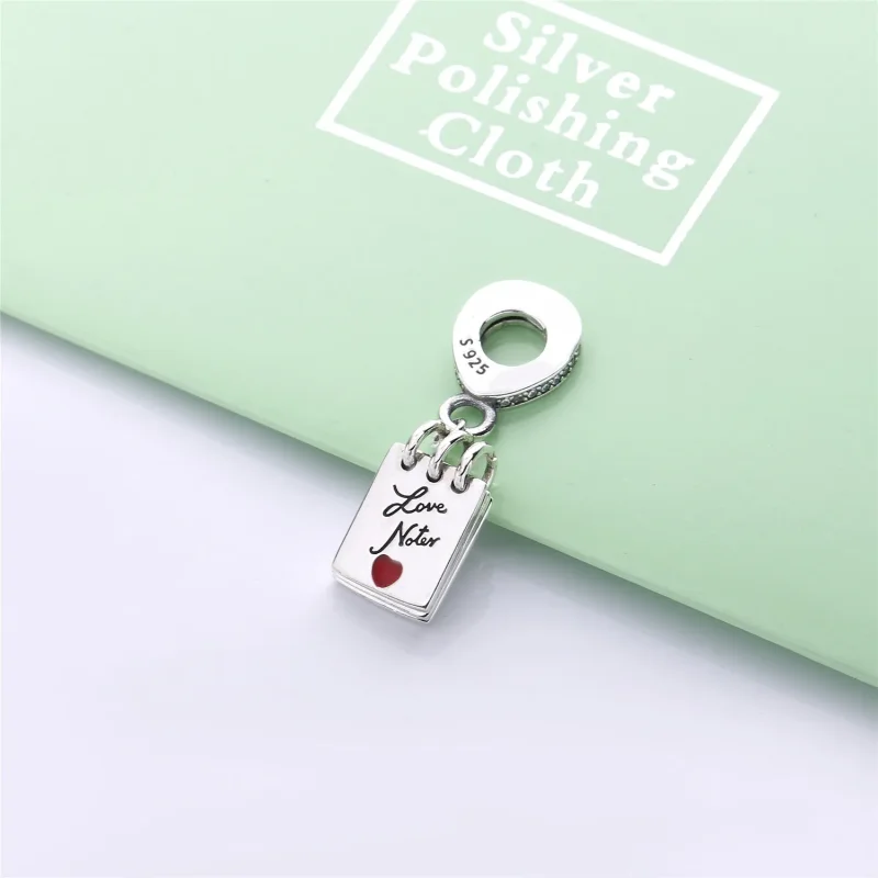 (slika za) Viseči obesek PANDORA Love Notes v srebru - 797835CZ - Ogled 3