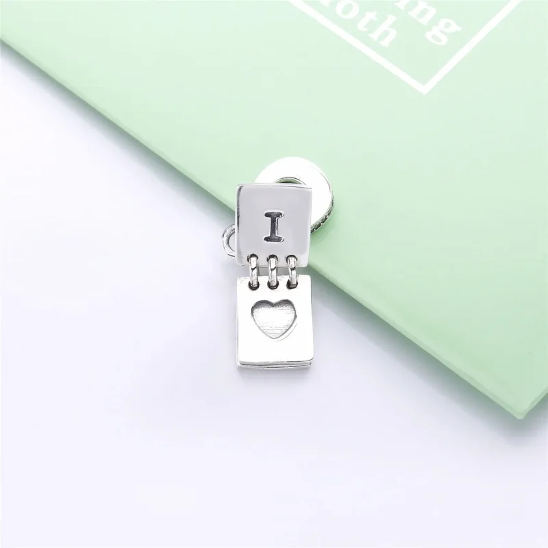 (slika za) Viseči obesek PANDORA Love Notes v srebru - 797835CZ - Ogled 4