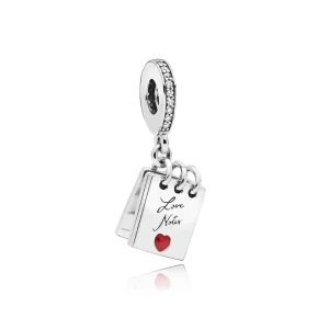 (slika za) Viseči obesek PANDORA Love Notes v srebru - 797835CZ