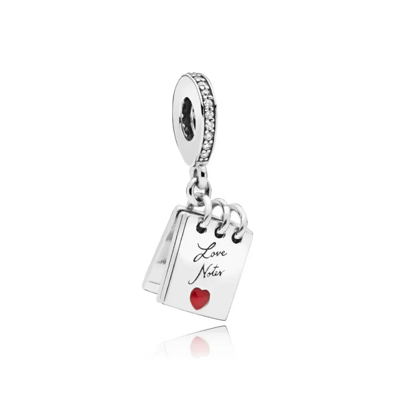 (slika za) Viseči obesek PANDORA Love Notes v srebru - 797835CZ - Slika izdelka