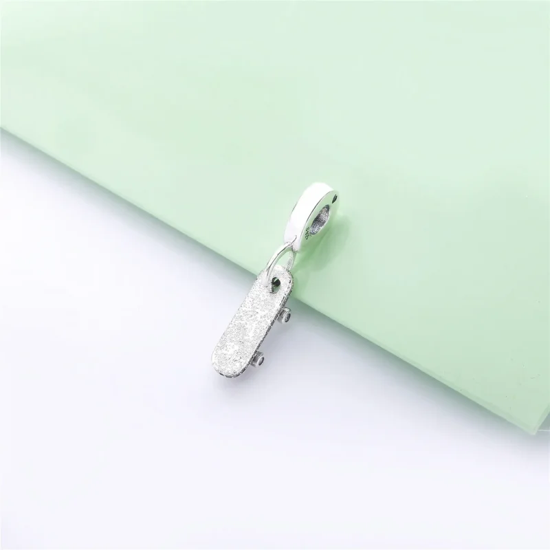 (slika za) Viseči obesek za rolko PANDORA Be Free, prozoren CZ - 797206CZ - Ogled 2