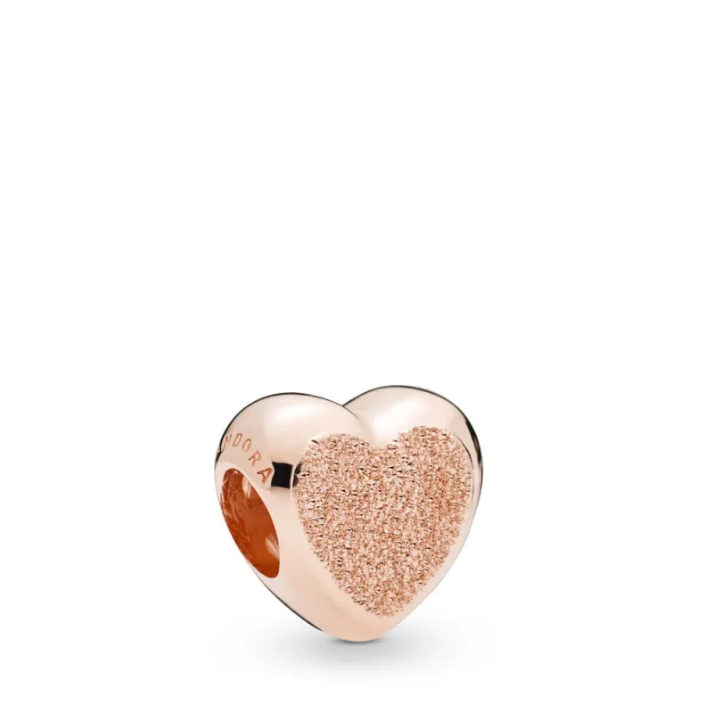 (slika za) Matte Brilliance Heart Charm, Pandora Rose™ - 787881 - Slika izdelka