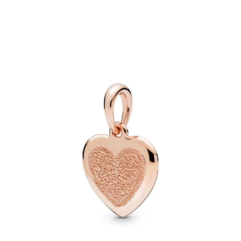 (slika za) Matte Brilliance Heart Obesek, Pandora Rose™ - 387926 - Slika izdelka