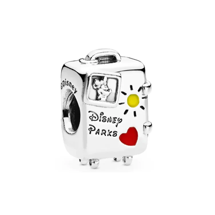 Obesek za kovček Mickey and Minnie Mouse 'Vacay Mode' by Pandora Jewelry - 7501057372312P