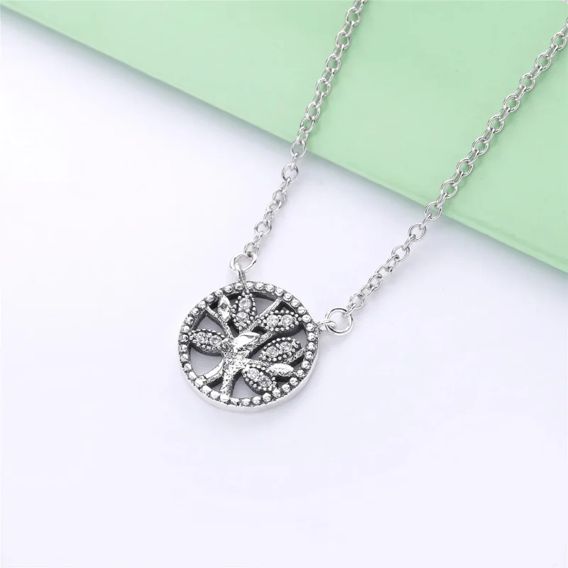 (slika za) Ogrlica Pandora Drevo življenja - 397780CZ - Ogled 2