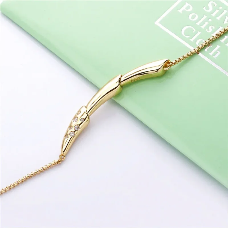 (slika za) Ogrlica s steblom cvetja, Pandora Shine™ - 367958CZ-50 - Ogled 3