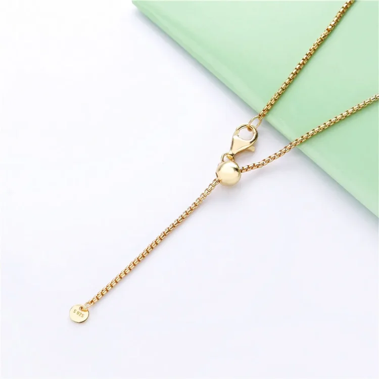 Ogrlica s steblom cvetja, Pandora Shine™ - 367958CZ-50