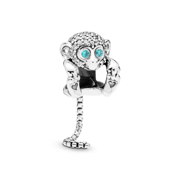 (slika za) PANDORA Bleščeči obesek opica - 798054CZ