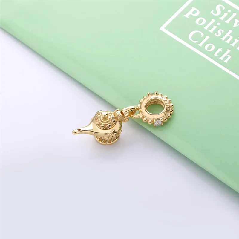 (slika za) PANDORA Disney, viseči obesek s čarobno svetilko - 768038CZ - Ogled 3