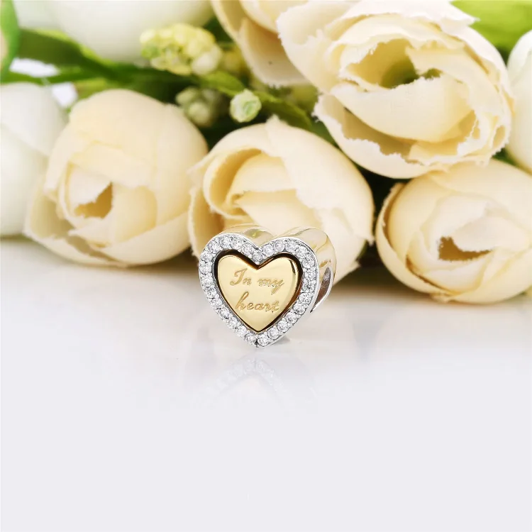 PANDORA obesek In My Heart - 767606CZ