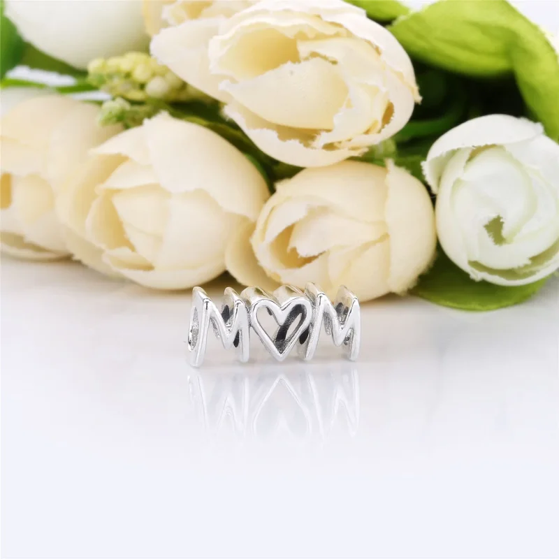 (slika za) PANDORA Obesek Mom Script - 797778 - Ogled 2